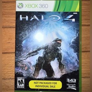 Halo 4 for Xbox 360 video game disc